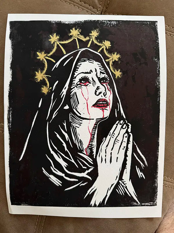 Mary Crying blood